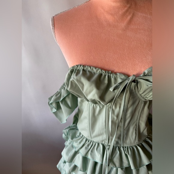 Dolls Kill Sugar Thrillz Exchanging Love Letters Mini Dress - Picture 7 of 11